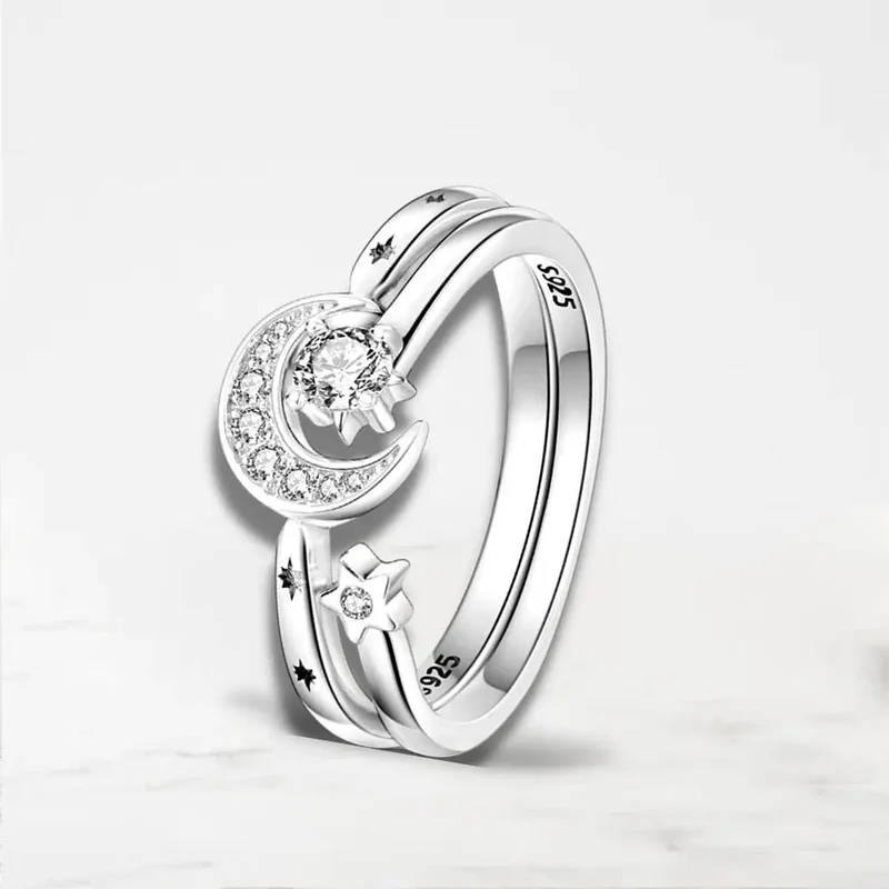 Bague Double Qui S'Emboite (Argent)