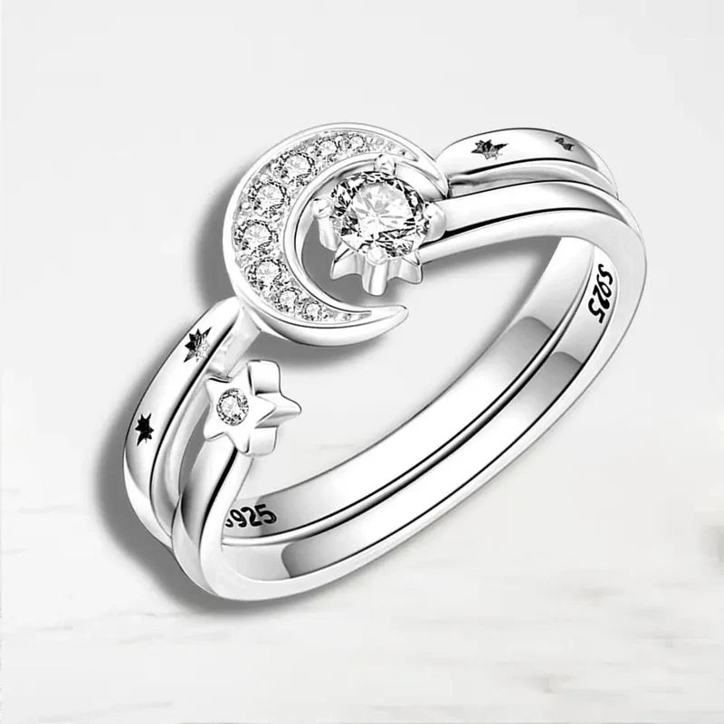 Bague Double Qui S'Emboite (Argent)