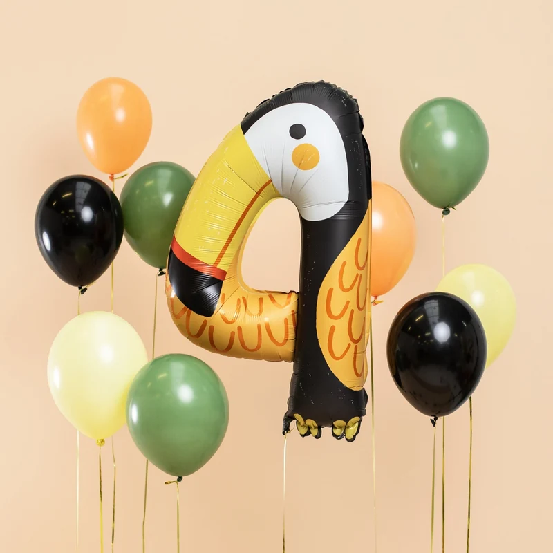 Zahlen Ballon 4 XL Tukan