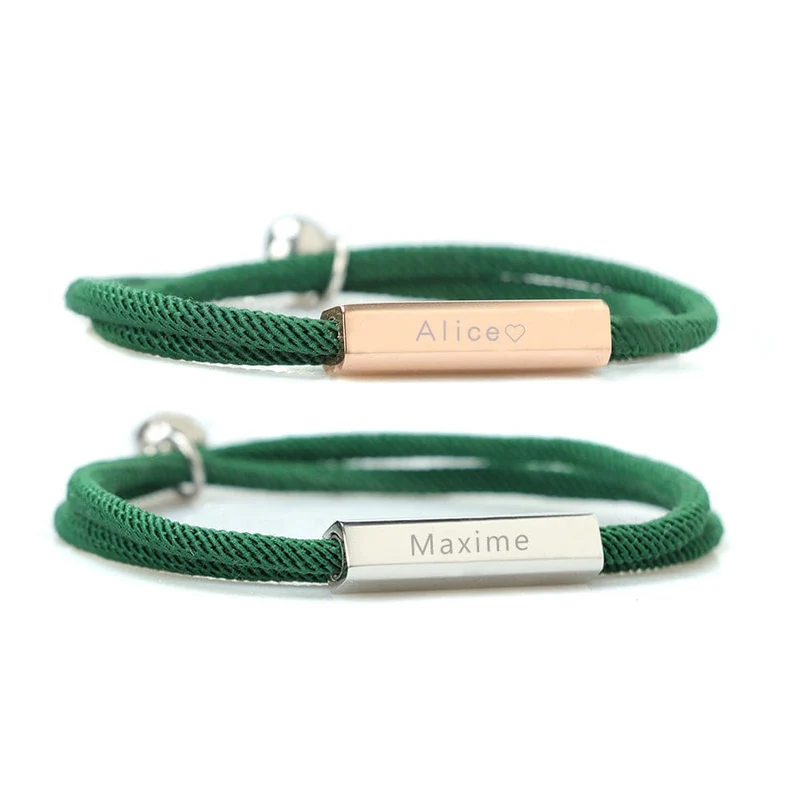Personalisierte Partnerarmbänder