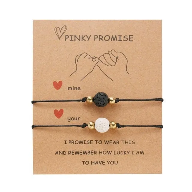 Einfaches & Diskretes Paar Armband