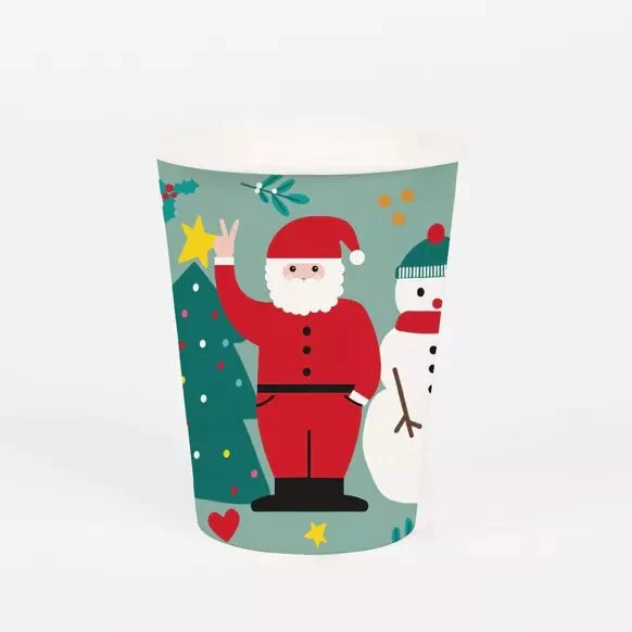 Pappbecher Weihnachten 8 Stk.