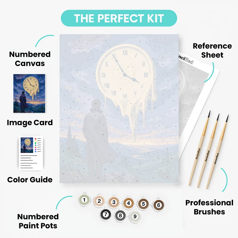 The Melting Hour - Paint by Numbers Kit