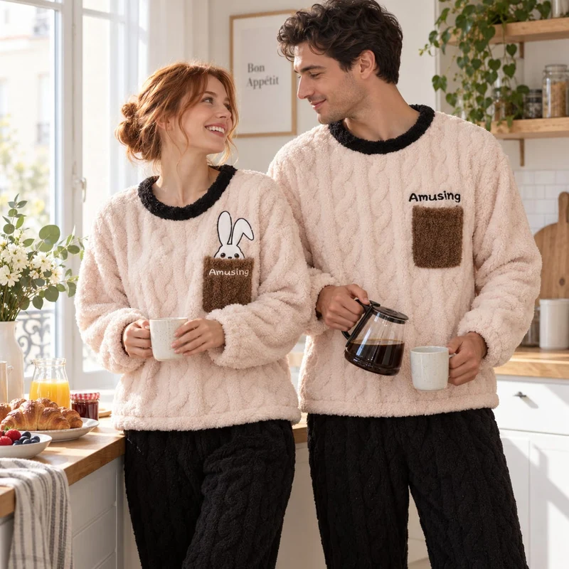 Pyjama Couple Hiver