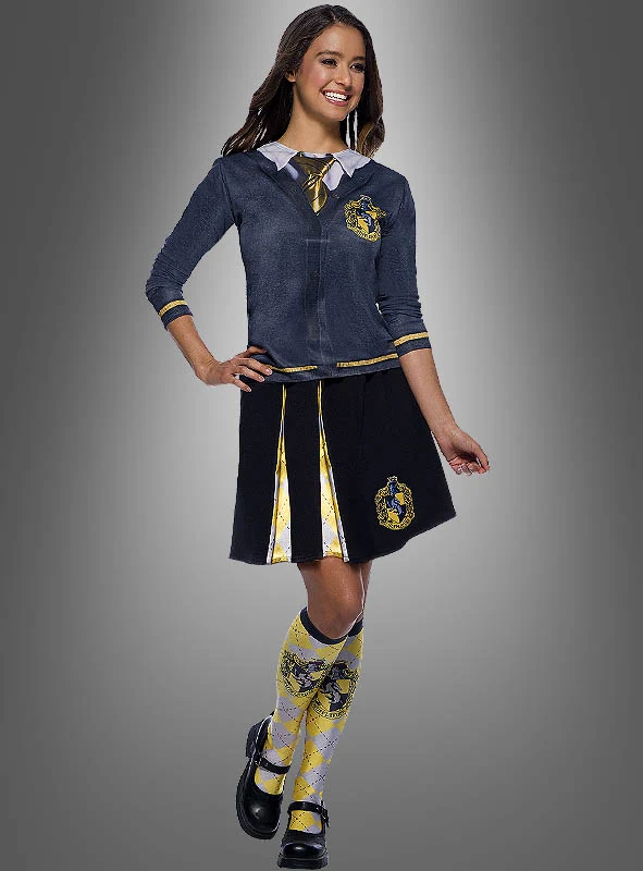 Gelbe Hufflepuff Kniestrümpfe Harry Potter