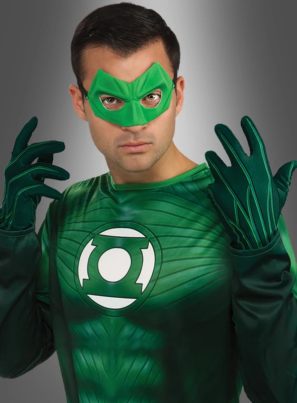 Grüne Handschuhe Herren Green Lantern