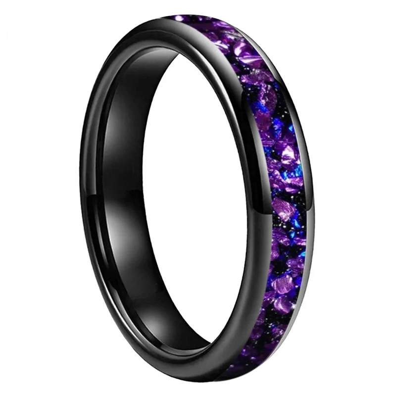 Amethyst Couple Rings