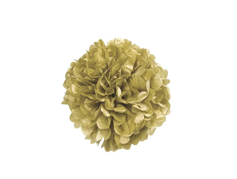 Pom Pom Ø 25cm Metallic Gold