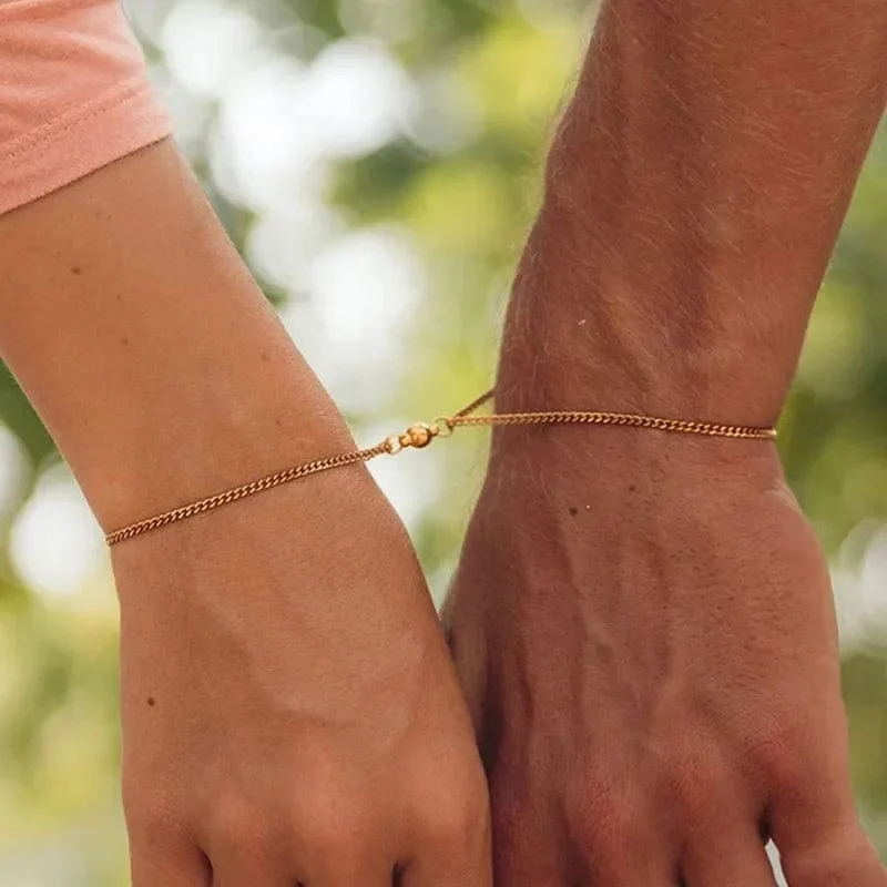 Feines Magnetisches Armband Für Zwei