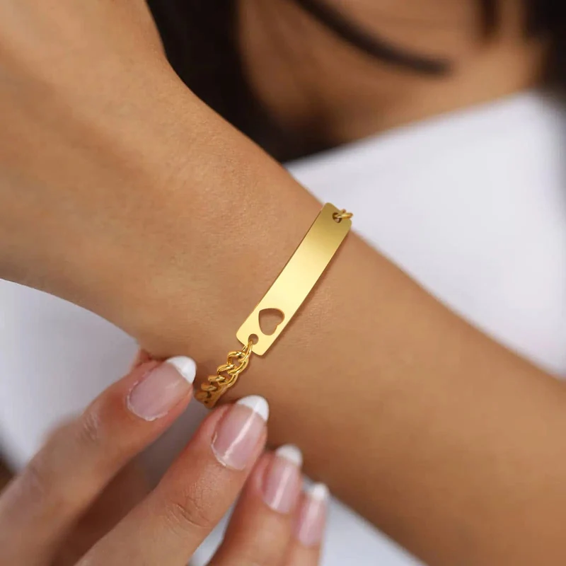 Paar Gravur Armband