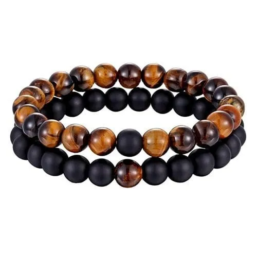 Partnerarmband Onyx