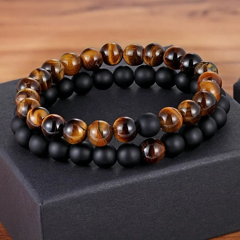 Partnerarmband Onyx