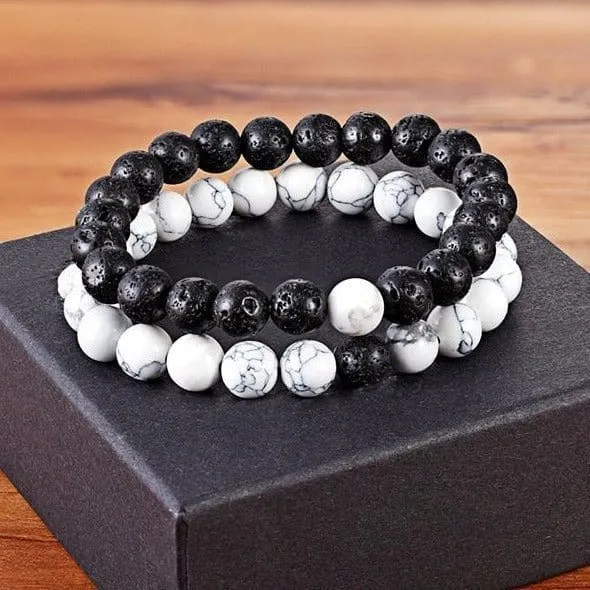 Partnerarmband Stein