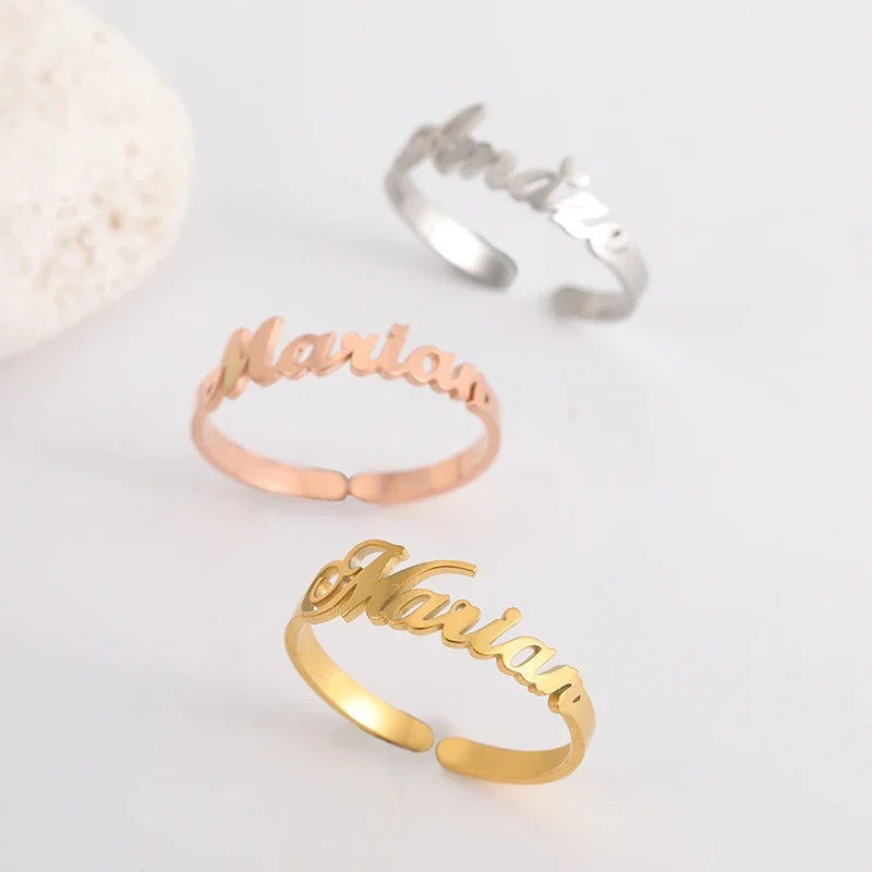 Ring For Couple With Name