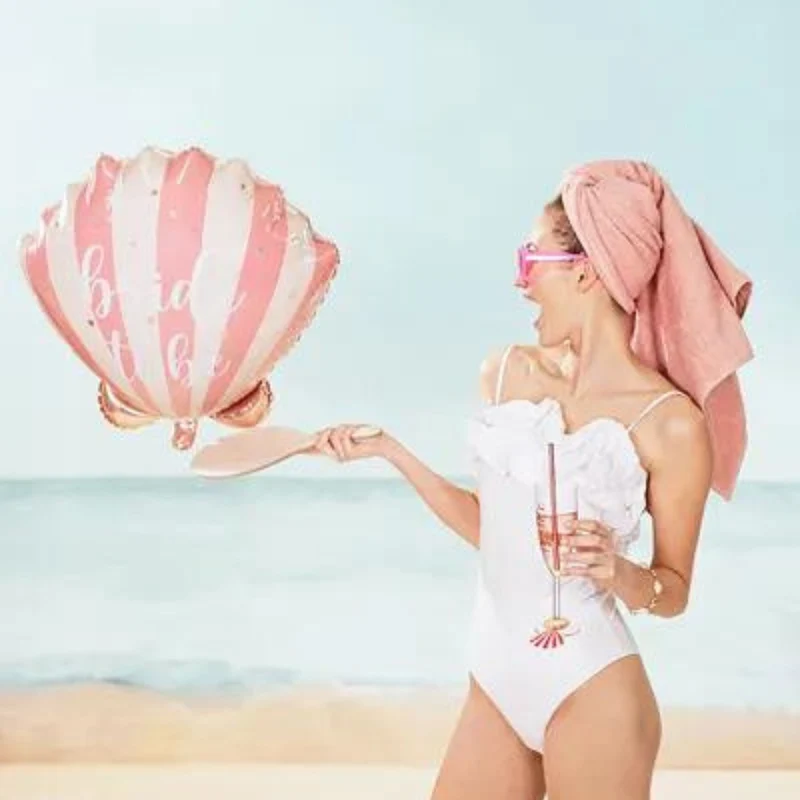 Folienballon "bride to be" Muschel