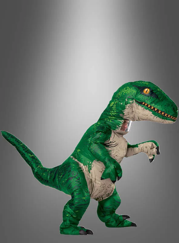 Jurassic World Velociraptor Dino Kostüm mit Sound