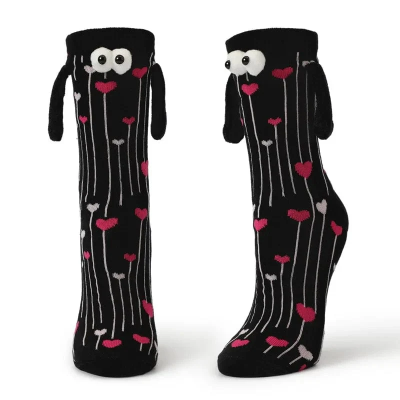 Socke Herz Schwarz