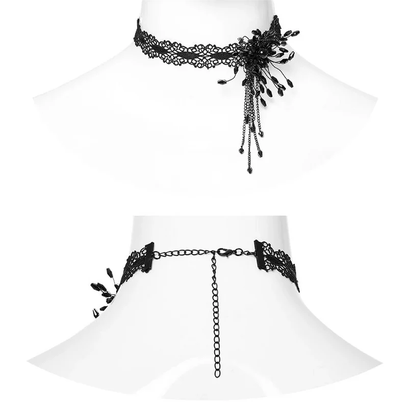 Zweiteiliger Grunge-Bikini mit Neckholder und Cut-outs für Damen