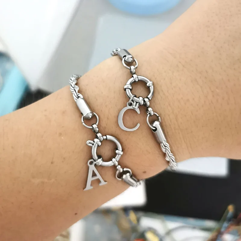 Partner Armband Anker Gravur
