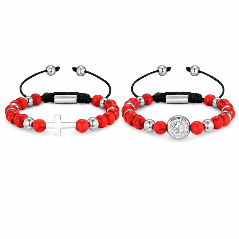 Partner Kreuz Armband
