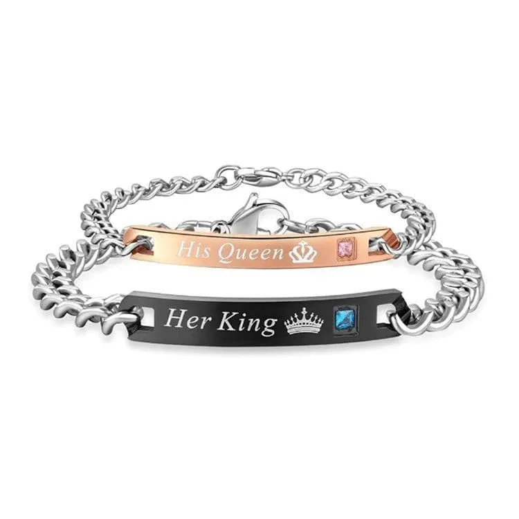 Her King His Queen Armband