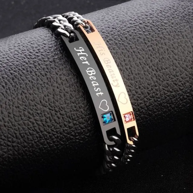 Her King His Queen Armband