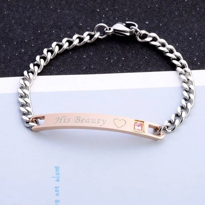 Her King His Queen Armband