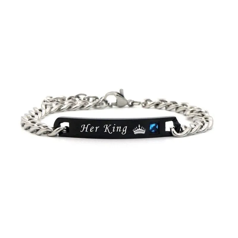 Her King His Queen Armband