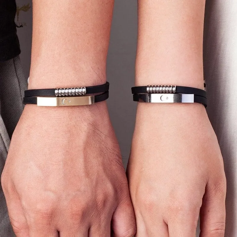 Silikonarmband Schwarz