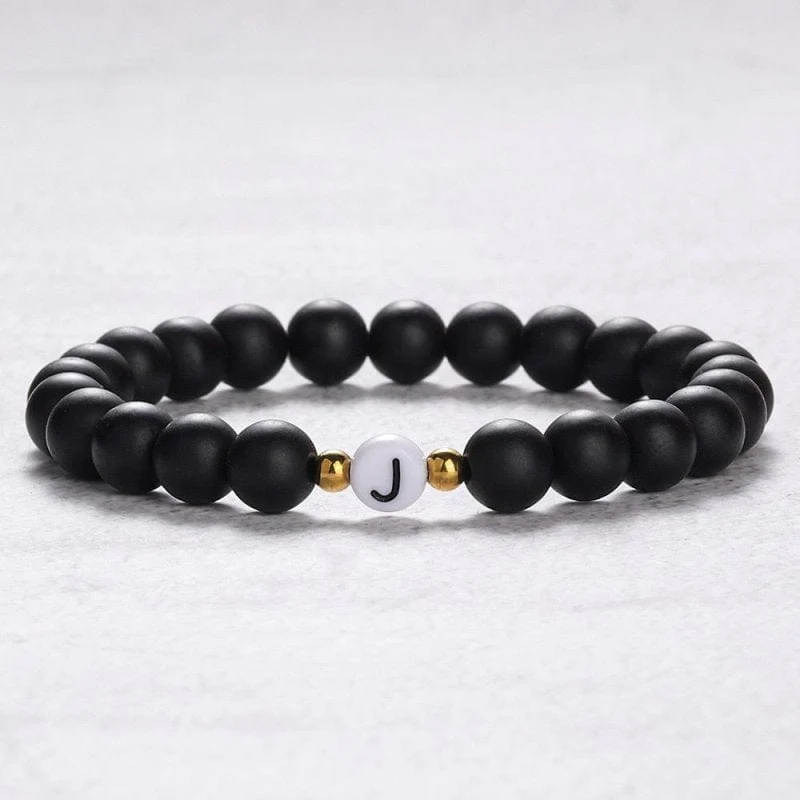 Armband Initialen Perlen