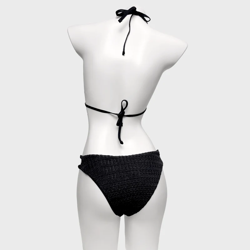 Grunge-Bikini-Set mit Kettenhalter für Damen