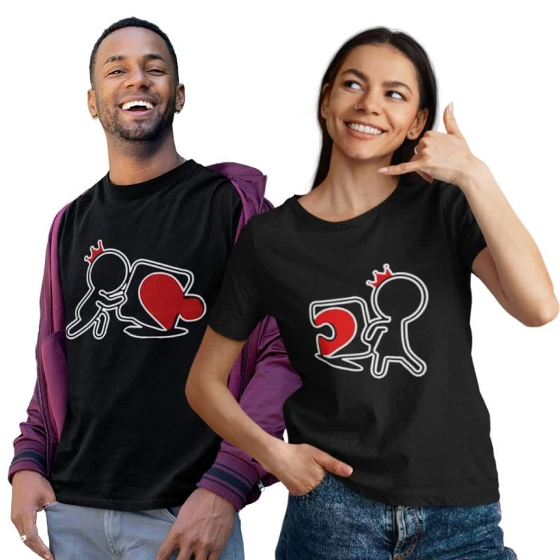 Niedliches Paar T-Shirt