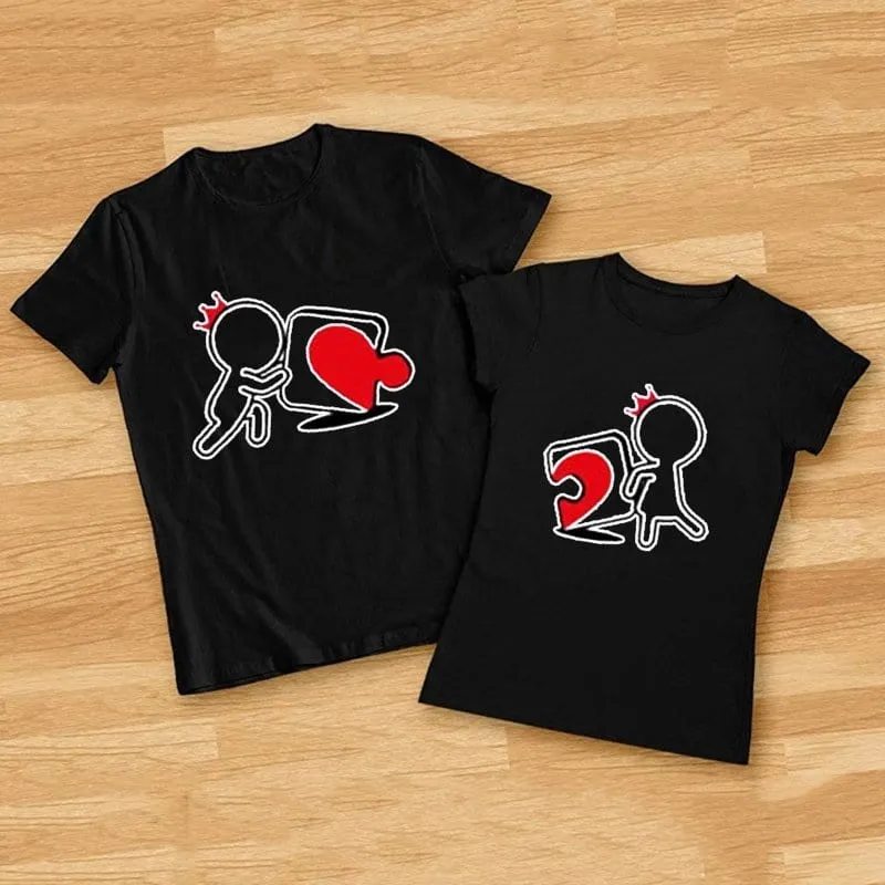 Niedliches Paar T-Shirt