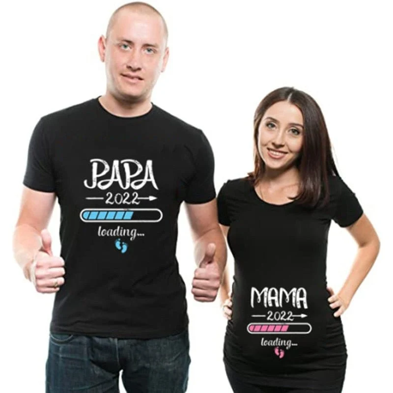T-Shirt Papa Mama Loading