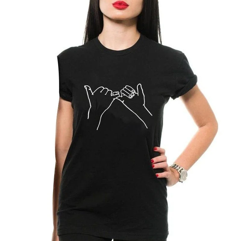 T-Shirt Versprechen Des Kleinen Fingers