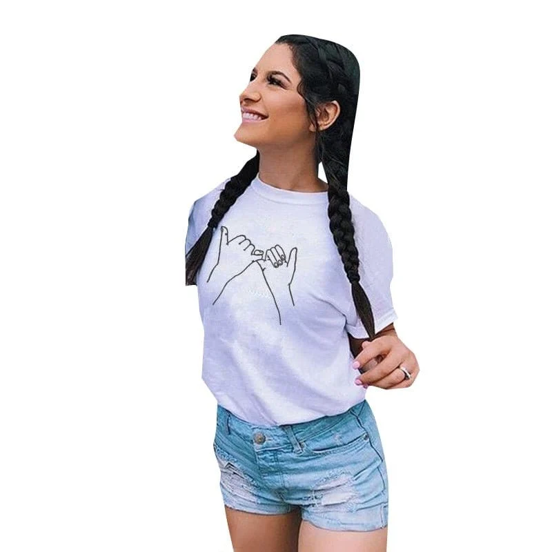 T-Shirt Versprechen Des Kleinen Fingers