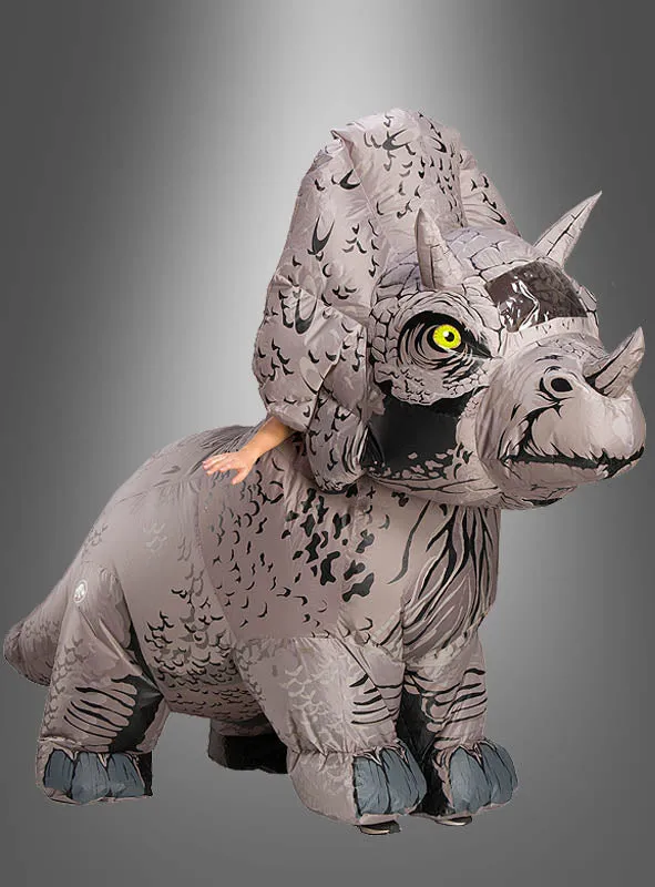 Aufblasbares Triceratops Kostüm Jurassic World