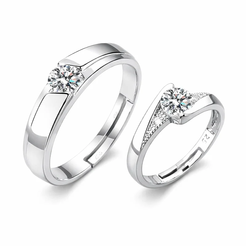 Pärchen Ringe Silber