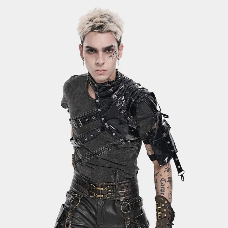 Punk-Körpergeschirr für Herren mit asymmetrischen Schnallen