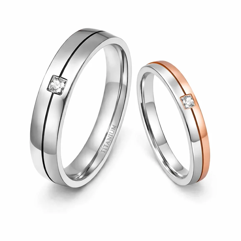 Titanium Wedding Rings For Couples