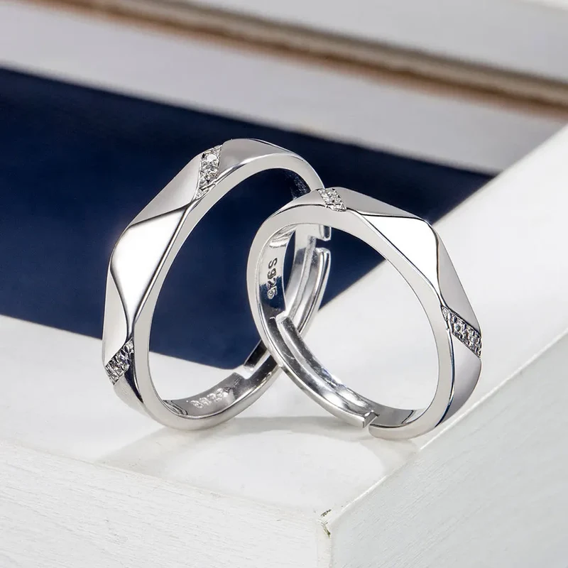 925 Silver Couple Rings