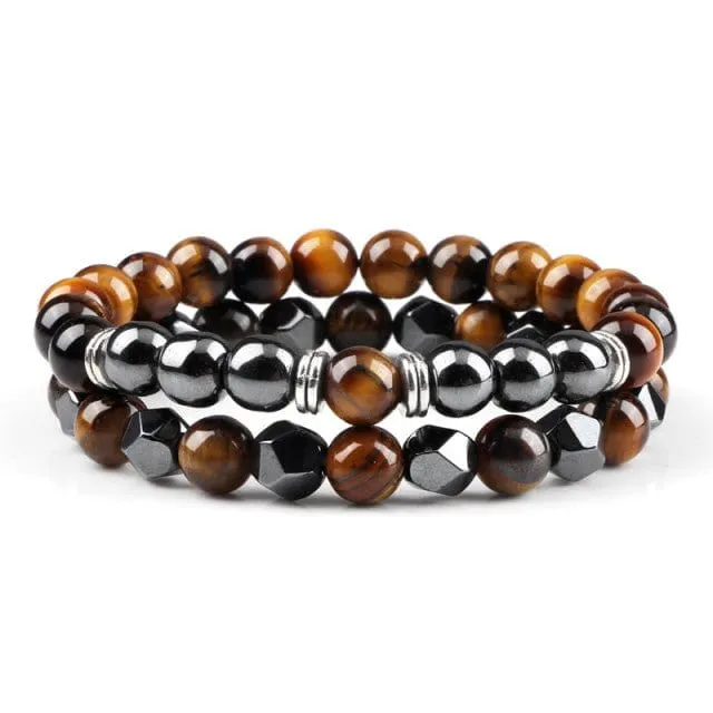 Tigerauge Perlenarmband
