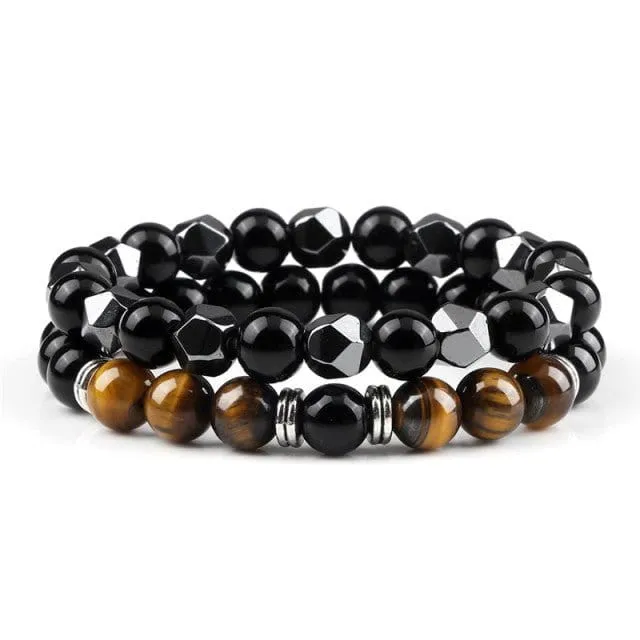 Tigerauge Perlenarmband