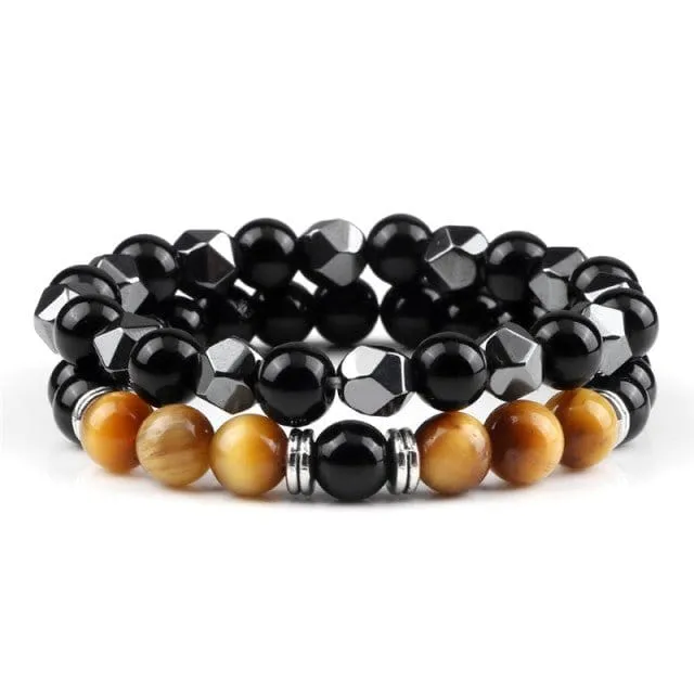 Tigerauge Perlenarmband