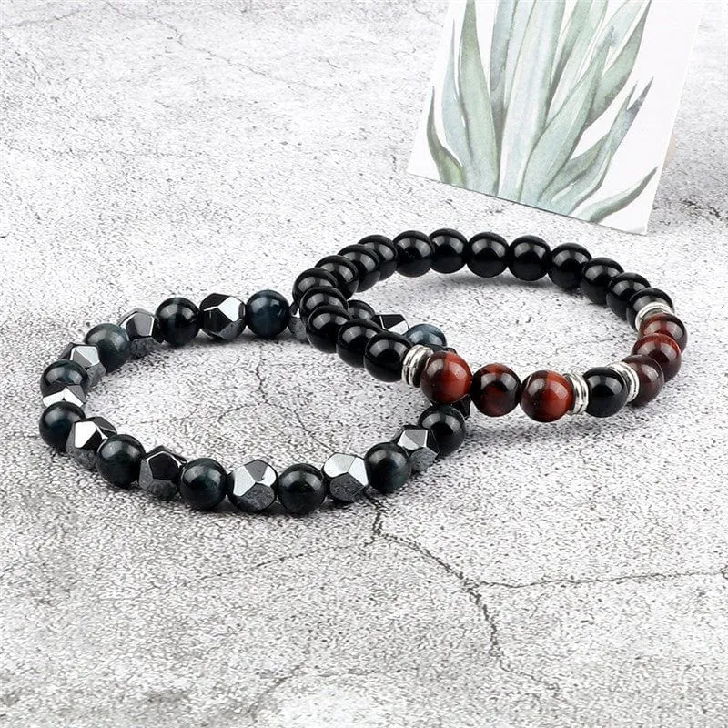 Stierauge Armband Mann