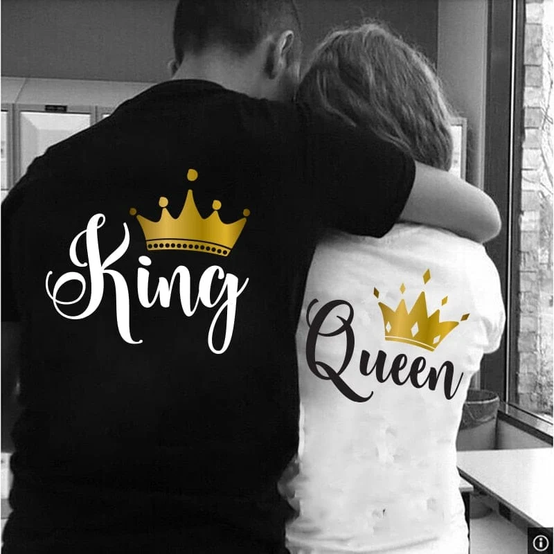 T-Shirt Couple King & Queen