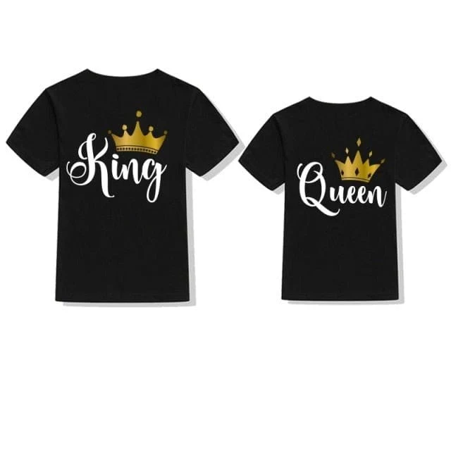 T-Shirt Couple King & Queen