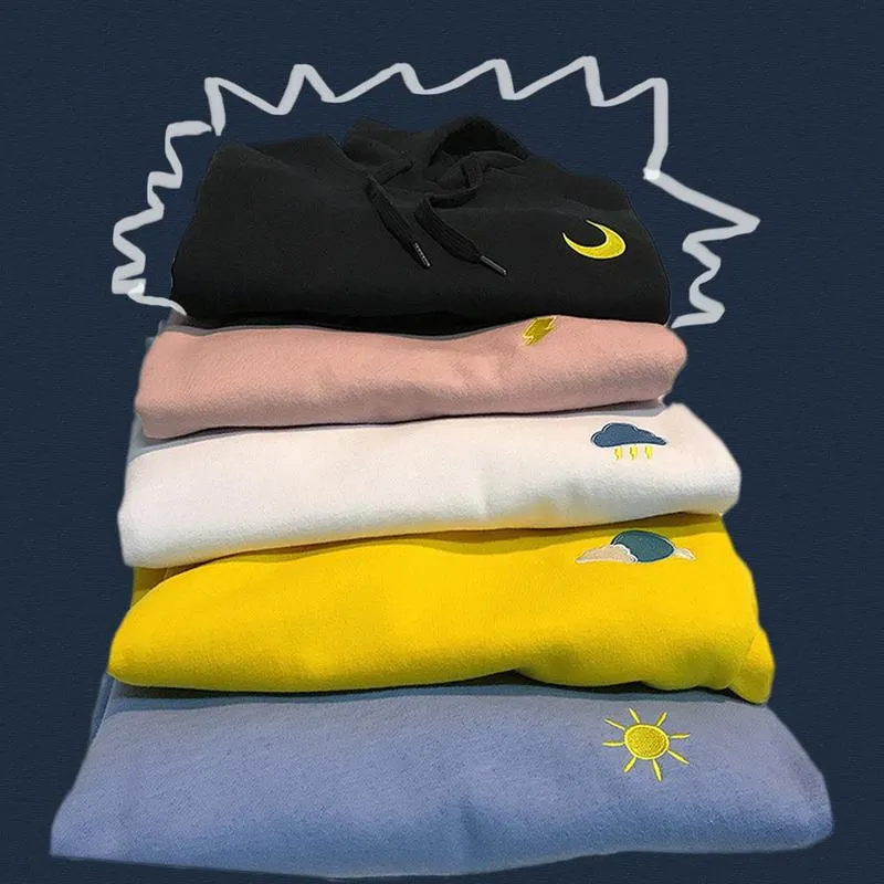 Sweatshirt Mond Sonne
