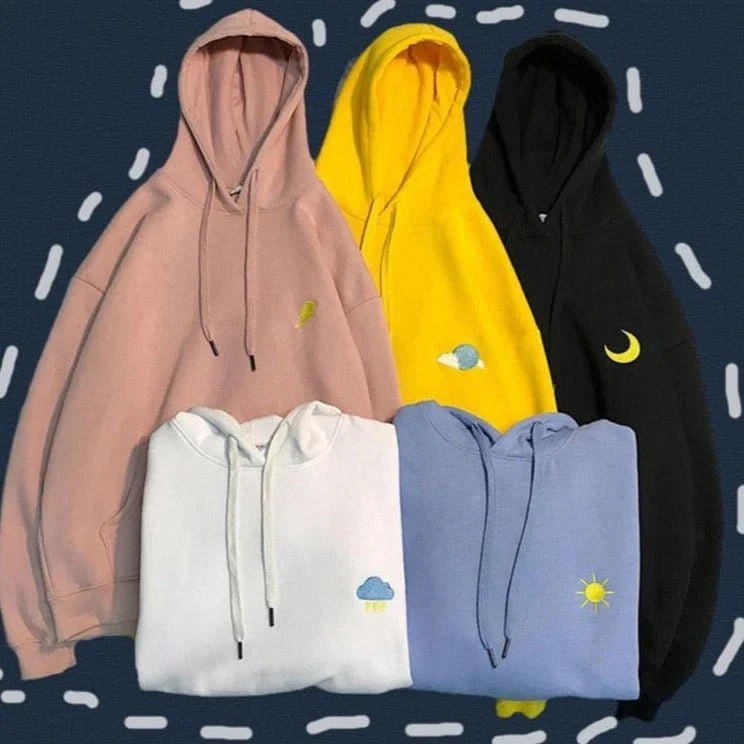 Sweatshirt Mond Sonne