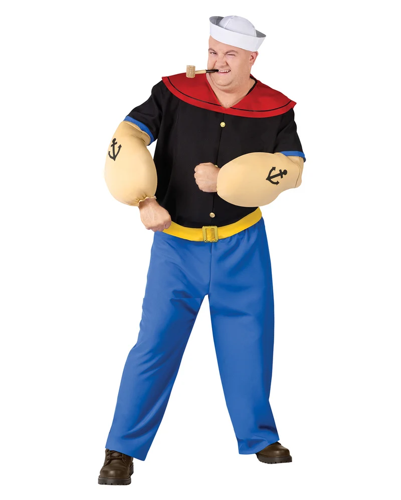 Original Plus Size Popeye Kostüm